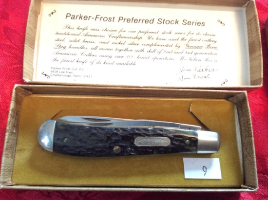 Parker Frost Preferred Stock Knife with Original Box