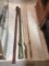 2 Vintage Steel Fishing Rods & 2 Split Bamboo Cases