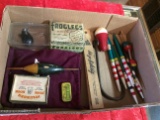 Vintage Bobbers & Baits Assortment