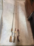 Vintage Steel Fishing Rods