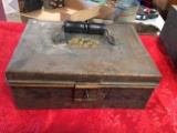 Antique Rudolph Vented Tackle Box