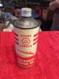 City Service Outward Oil Can