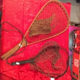 2 Vintage Fishing Nets
