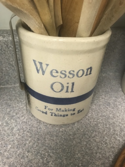 Wesson Oil Crock