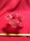 Fenton Cranberry Opalescent Ruffle Edge Bowl