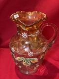 Carnival Decorated Water Pitcher