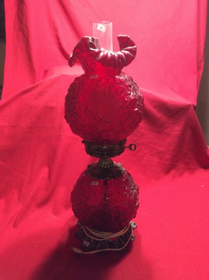 Fenton Red Lamp (it works)