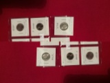 (6) B/U Jefferson Nickels