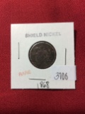 1868 Shield Nickel, RARE
