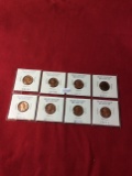 (8) B/U Old Lincoln Cents