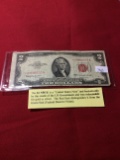 1953 C Red Seal $2 Bill