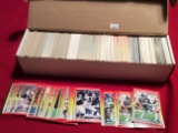 800+/- 1990s Football Collector Cards