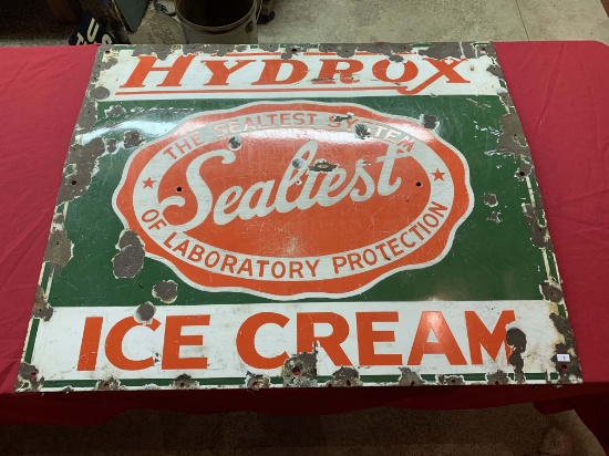 Sealtest Ice Cream, Enamel Sign  30x36 inches