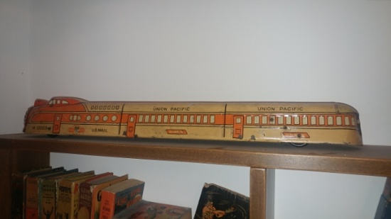 Union Pacific Large Wind-up Tin Toy