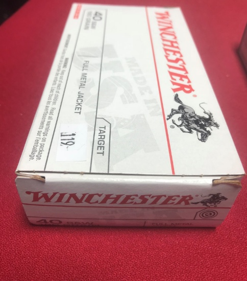 50 Rounds Winchester .40 S&W Ammunition