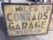 Wood Conrad Garage Advertising Sign