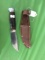 Vintage Marbles Hunting Knife w/ Leather Sheath