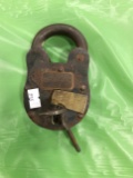 Antique Leavenworth Federal Prison Lock w/ Key