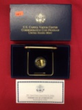 2001 Capitol Visitor Center Gold Five Dollar, Proof