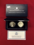 2001 American Buffalo Commemorative, Proof/UNC Silver Dollars