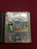 Binder of MLB Collector Cards, Not Full