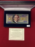 2000 $100 Silver Proof Bar .999 Silver, Four Troy Ounces, Colored