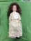 Doll in Cream Linen Dress
