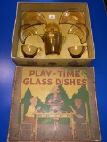 Play Time Glass Childs Dishes