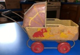 Antique Toy Doll Buggy