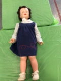 Large Doll in Blue Dress