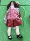 Doll in Red dress with Hat