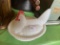 Milk Glass Hen On Nest