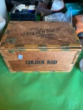 Wood Goldenrod Cigar Box