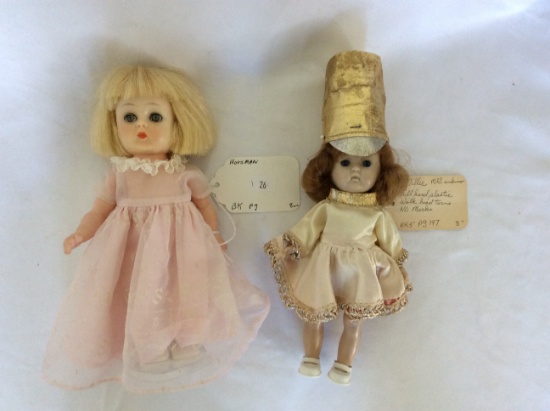 2 Vintage Dolls: Horsman - 8"; Millie - 8"