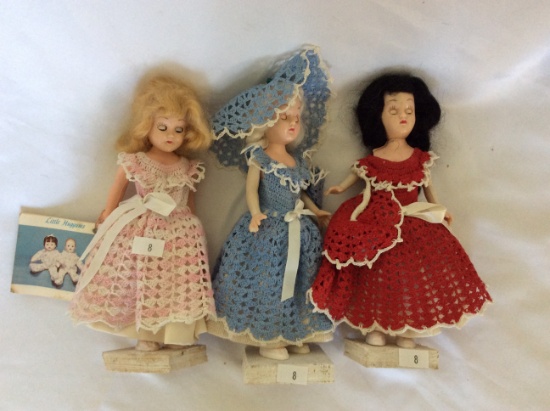 3 Little Huggums Dolls