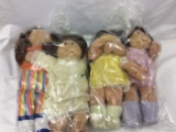 4 Cabbage Patch Kids Dolls