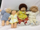4 Cabbage Patch Dolls