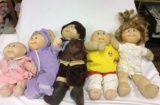 5 Cabbage Patch Kids Dolls