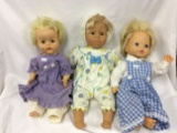 3 Vintage Dolls: Sayco Doll; Mattel Inc. 1969; Made in China
