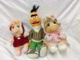 3 Muppet Dolls