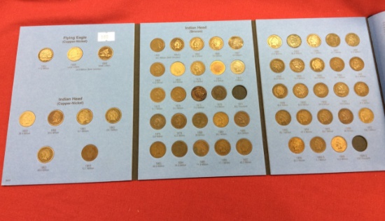 Almost Complete 1957-1909 Indian Head Penny Set Key Dates 1857,1864-I, 1869