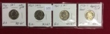4 Mint/Proof, Jefferson Nickels 65, 67, 66-SMS, 70-D