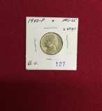 1942 P War Nickels UNC/B.U., MS-65, Silver