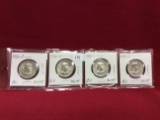 4 Susan B Anthony Dollars, Mint/B.U. 80-P, 80-D, 80-S, 99-D