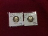 1981 S Quarters Proof Type l & Type ll, Very Rare