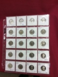 20 Washington Quarters, 5 Mint/UNC. Silver, 8 Proofs, 7 Mint, 1958-1985-S,