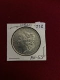 1882-O Morgan Silver Dollar, MS-60
