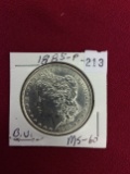 1885-P Morgan Silver Dollar, MS-60