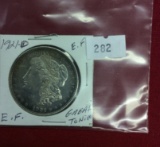 1921 D-Morgan Silver Dollar, E.F.