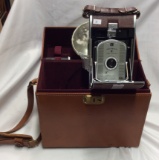 Polaroid Land Camera Model No. 95A With Flash and Case